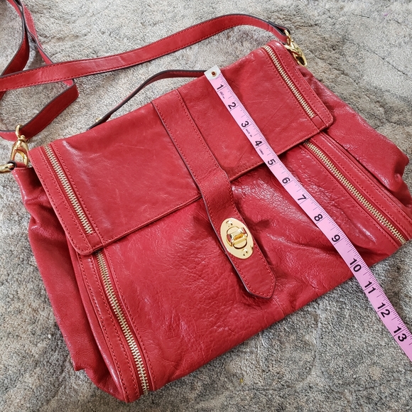 Hype Bags Red Crossbody Bag With Adjustable Strap Top Handle Poshmark